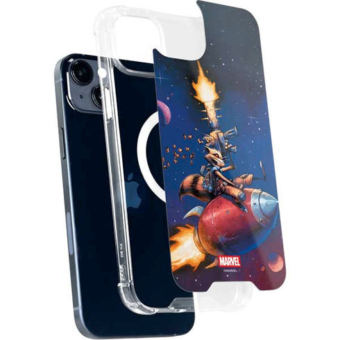 Marvel Rocket Raccoon Rocket Ride iPhone 15 MagSafe Case